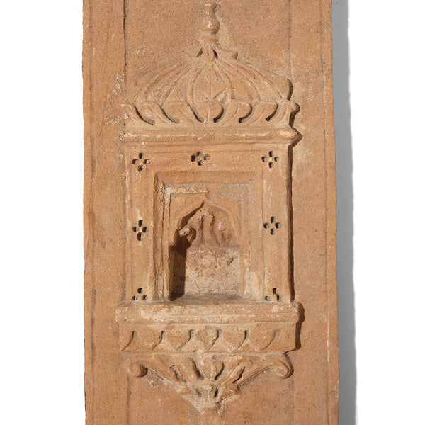 Old Indian Stone Lamp Niche From Jaisalmer- 19thc 