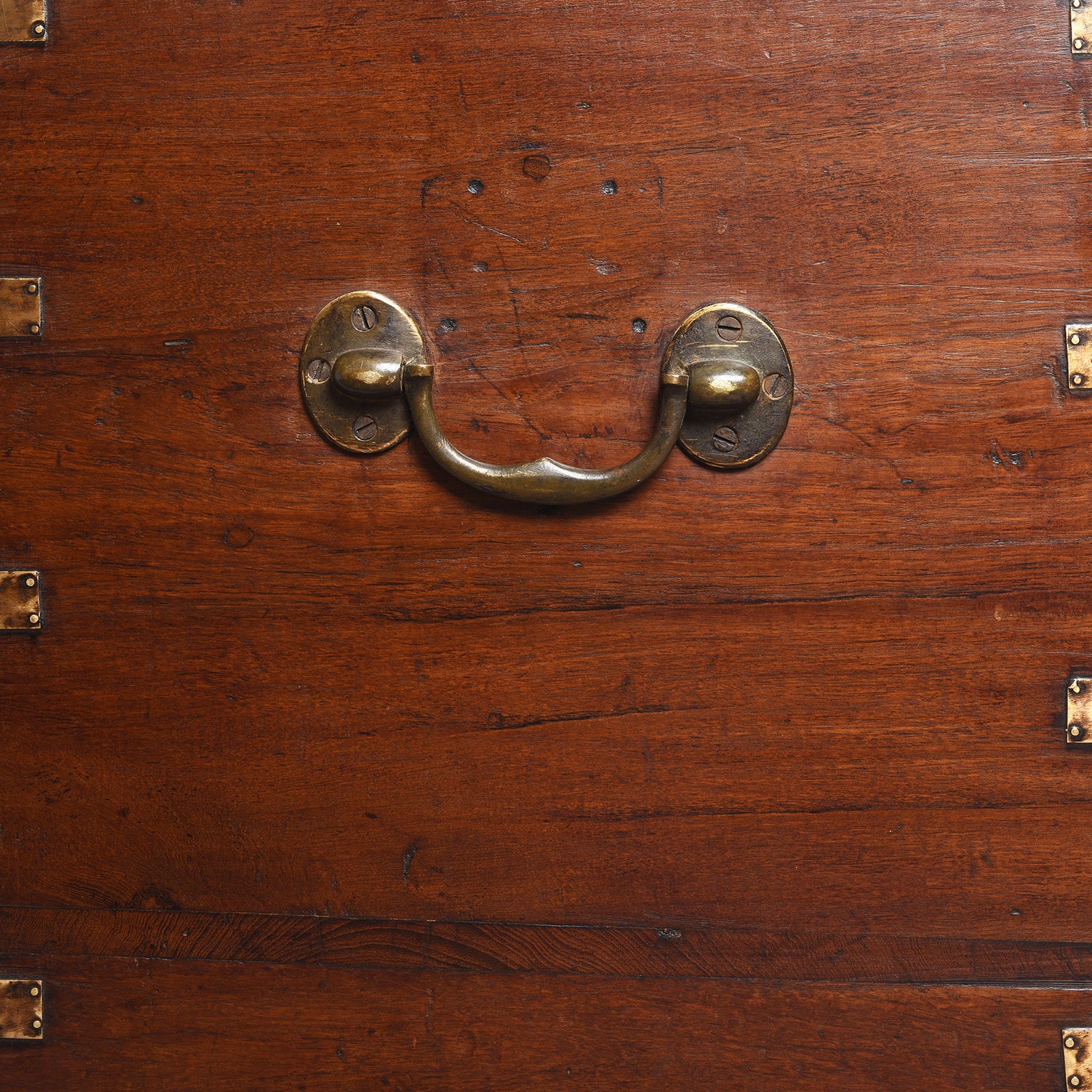 Burmese Teak & Brass Dowry Chest - 19th century | Indigo Antiques