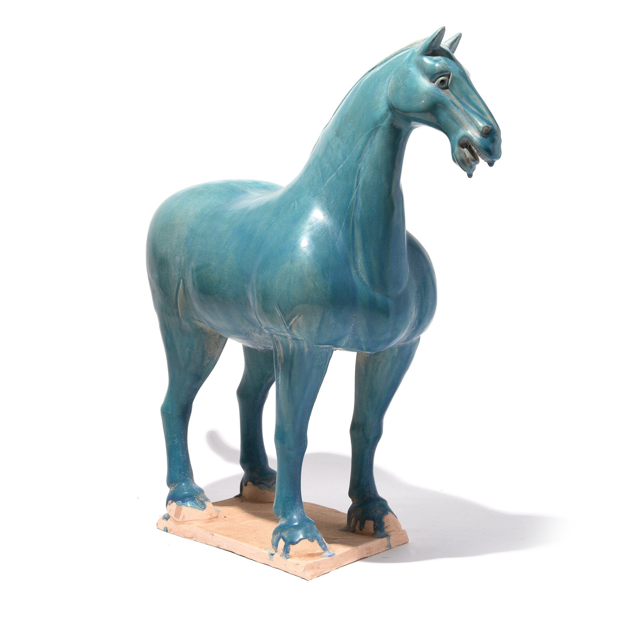 1 Kingman Turquoise outlets Horse Sculpture